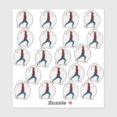 Ax Throwing Aufkleber (Blatt)