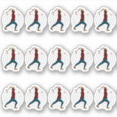 Ax Throwing Aufkleber (Vorderseite)