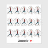 Ax Throwing Aufkleber (Blatt)