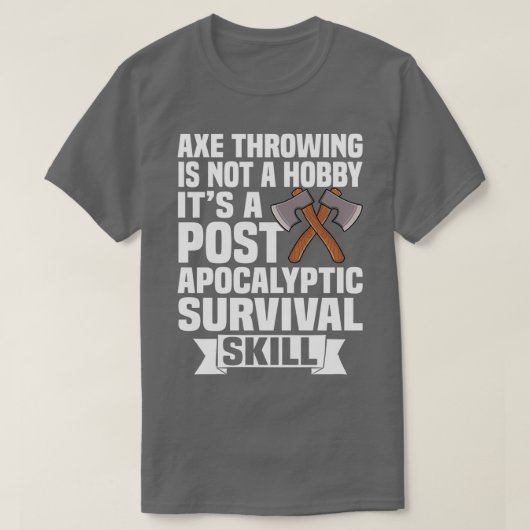 Ax Throwing Ax Tossing Lover 8 T-Shirt (Design vorne)