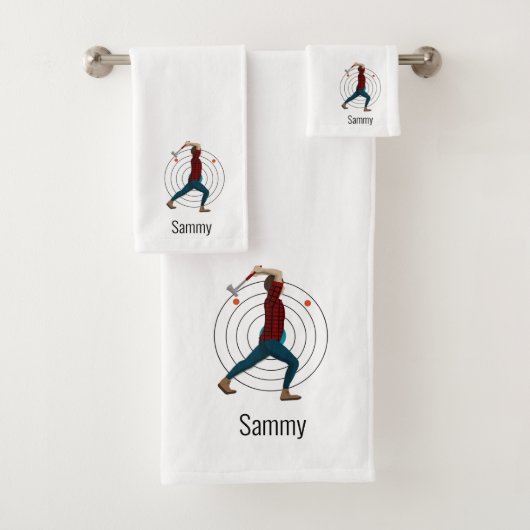 Ax Throwing Badhandtuch Set (Insitu)