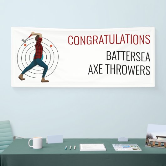 Ax Throwing Banner (Messe)
