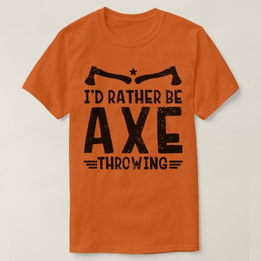 Ax Throwing Bullseye Thread AX Sportangebot T-Shirt (Design vorne)