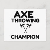 AX THROWING CHAMPION POSTKARTE (Vorderseite)
