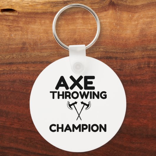 AX THROWING CHAMPION SCHLÜSSELANHÄNGER (Vorderseite)