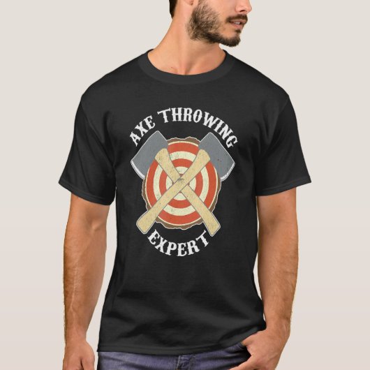 Ax Throwing Experte T-Shirt (Vorderseite)