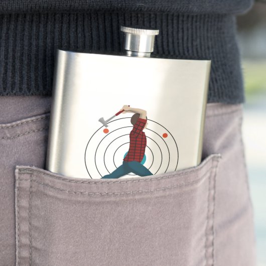 Ax Throwing Flachmann (Beispiel)