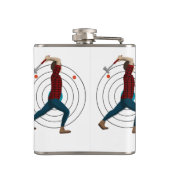 Ax Throwing Flachmann (Rückseite)