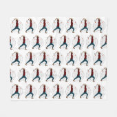 Ax Throwing Fleecedecke (Vorderseite (Horizontal))