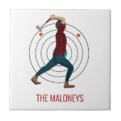 Ax Throwing Fliese (Vorderseite)