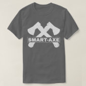 Ax Throwing Funny Ax Thrower Puff Smart Ax T-Shirt (Design vorne)
