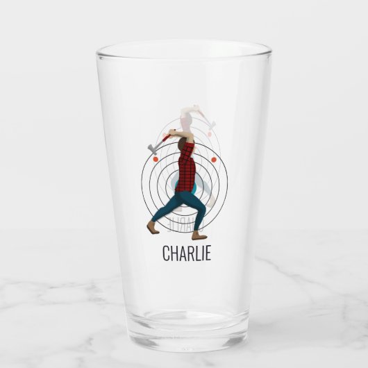 Ax Throwing Glas (Rückseite)