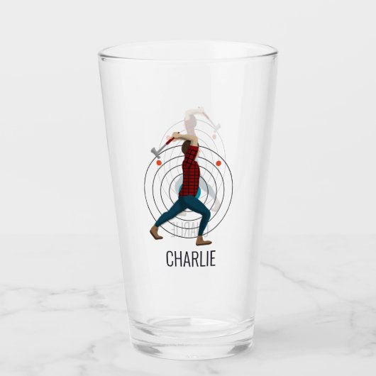 Ax Throwing Glas (Vorderseite)