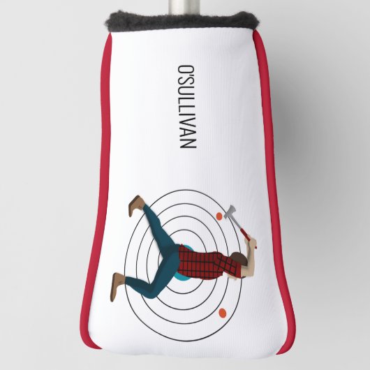 Ax Throwing Golf Headcover (Rotieren 90)