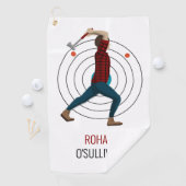Ax Throwing Golfhandtuch (Insitu)