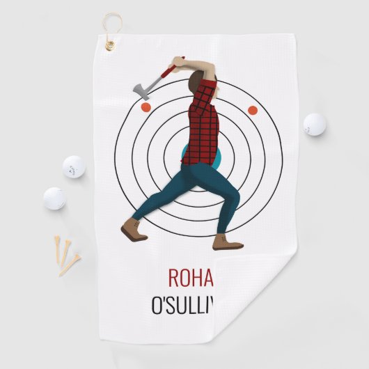 Ax Throwing Golfhandtuch (Insitu)