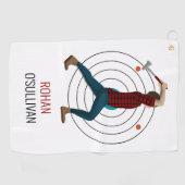 Ax Throwing Golfhandtuch (Horizontal)