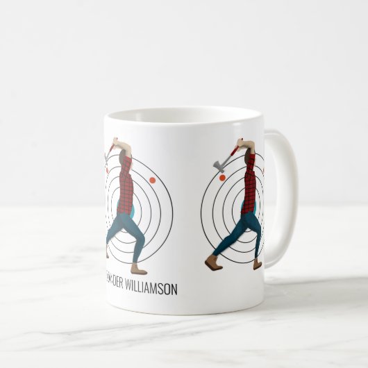 Ax Throwing Kaffeetasse (VorderseiteRechts)