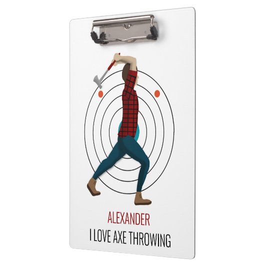 Ax Throwing Klemmbrett (Links)