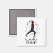 Ax Throwing Magnet (Vorderseite/Rückseite)