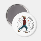 Ax Throwing Magnet (Vorderseite/Rückseite)