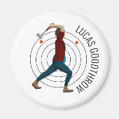 Ax Throwing Magnet (Vorne)