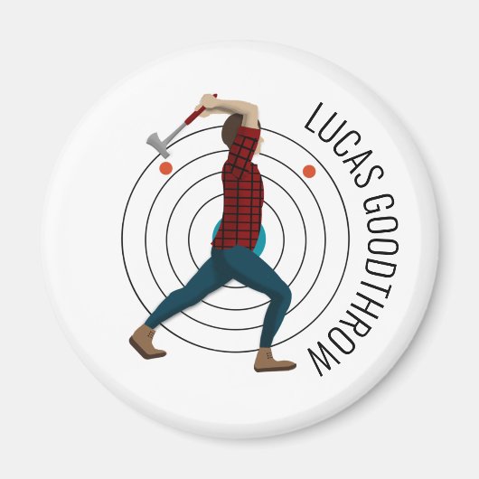 Ax Throwing Magnet (Vorne)