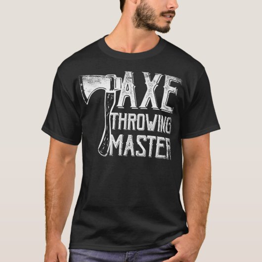 Ax Throwing Master Hatchet Thrower Lumberjack T-Shirt (Vorderseite)