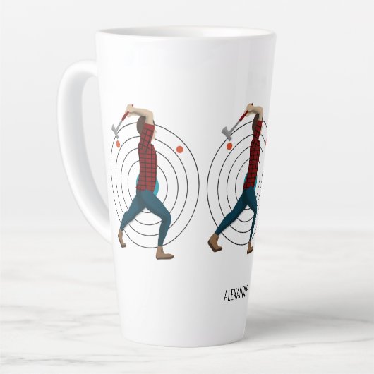 Ax Throwing Milchtasse (Linke Ecke)