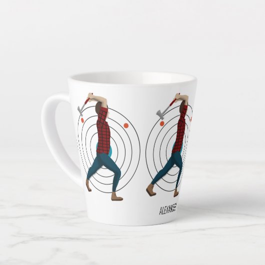 Ax Throwing Milchtasse (Linke Ecke)