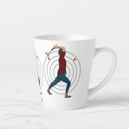 Ax Throwing Milchtasse (Rechts)