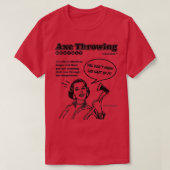 Ax-Throwing-Monatsemission T-Shirt (Design vorne)