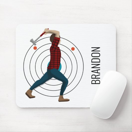 Ax Throwing Mousepad (Mit Mouse)