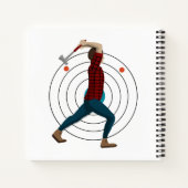 Ax Throwing Notizblock (Rückseite)