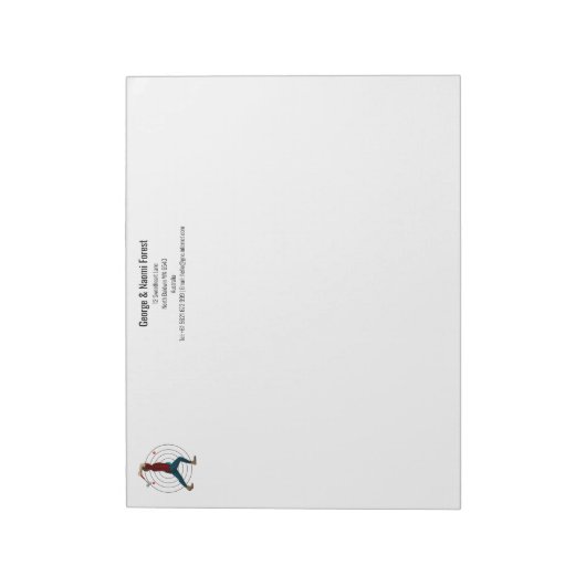 Ax Throwing Notizblock (Rotiert)