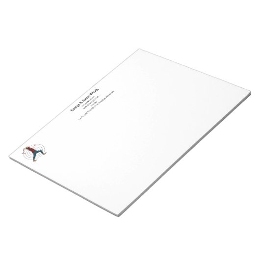 Ax Throwing Notizblock (angewinkelt)