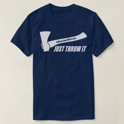 Ax Throwing nur werfen T-Shirt (Design vorne)