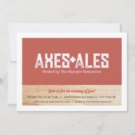 Ax Throwing-Party Einladung