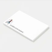 Ax Throwing Post-it Klebezettel (angewinkelt)