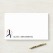 Ax Throwing Post-it Klebezettel (Auf Schreibtisch)