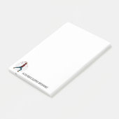 Ax Throwing Post-it Klebezettel (angewinkelt)