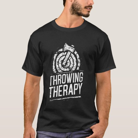 Ax-Throwing Precision Ax Sport Throw T-Shirt (Vorderseite)
