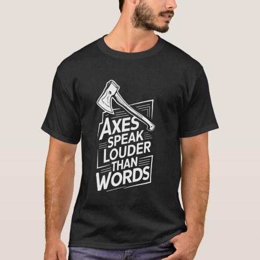 Ax-Throwing Precision Ax Sport Throw T-Shirt (Vorderseite)