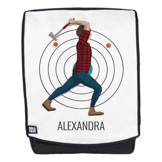 Ax Throwing Rucksack (Vorderseite)