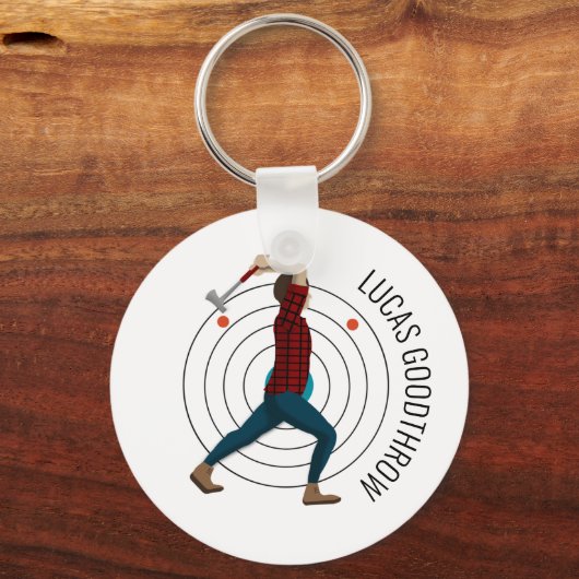 Ax Throwing Schlüsselanhänger (Vorderseite)
