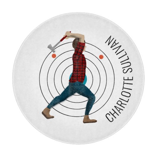 Ax Throwing Schneidebrett (Vorderseite)