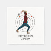 Ax Throwing Serviette (Vorderseite)