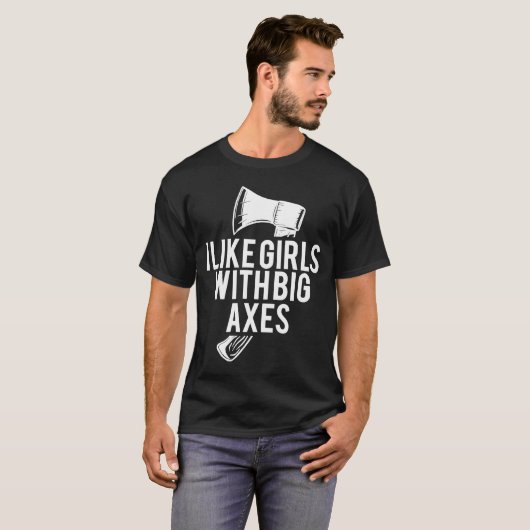 Ax Throwing Sharpener Hatchet Throwing Game T-Shirt (Vorne ganz)