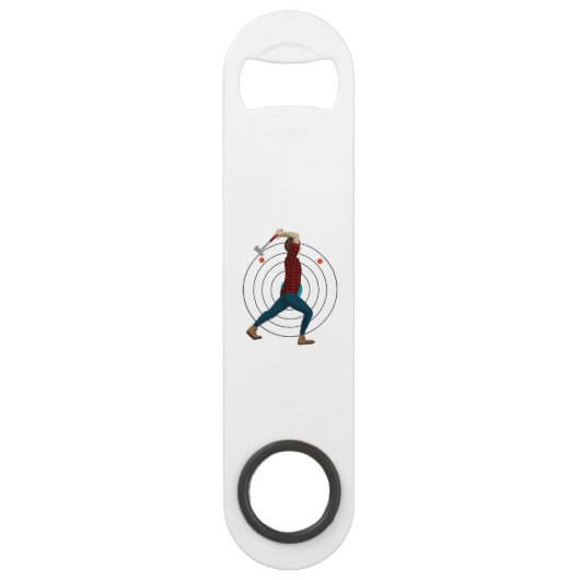 Ax Throwing Speed Flaschenöffner (Vorderseite)