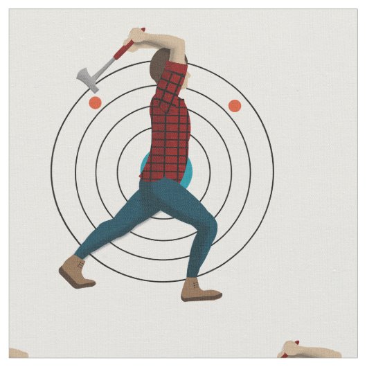 Ax Throwing Stoff (Nahaufnahme)